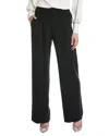 Vince Drop Waist Wide-leg Pull-on Pants In Black