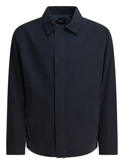 VINCE BUTTON-CUFF ZIP-FRONT JACKET