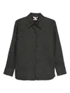 Vince Button-down Shirt In Gray