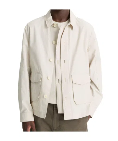 Vince Button-up Jacket In White