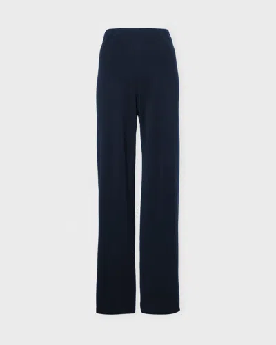 Vince Byxor High Waisted Bias Blå