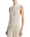 Vince Cable Double Layer Wool-blend Shell In White