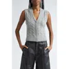 Vince Cable Wool Blend Sweater Vest In Hsd Silverdust