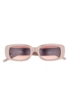 Vince Camuto 117mm Gradient Rectangular Sunglasses In Gray