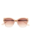 Vince Camuto 120mm Gradient Square Sunglasses In Purple