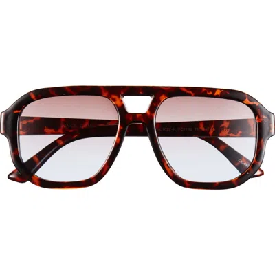 Vince Camuto 128mm Gradient Aviator Sunglasses In Red