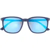 Vince Camuto 129mm Square Tip Sunglasses In Blue