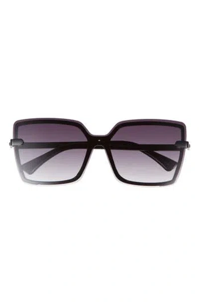 Vince Camuto 141mm Gradient Rimless Square Sunglasses