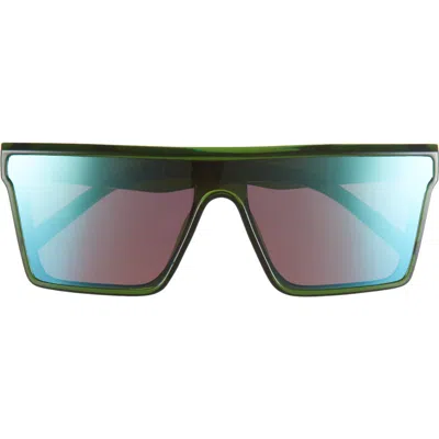 Vince Camuto 142mm Shield Sunglasses In Olive