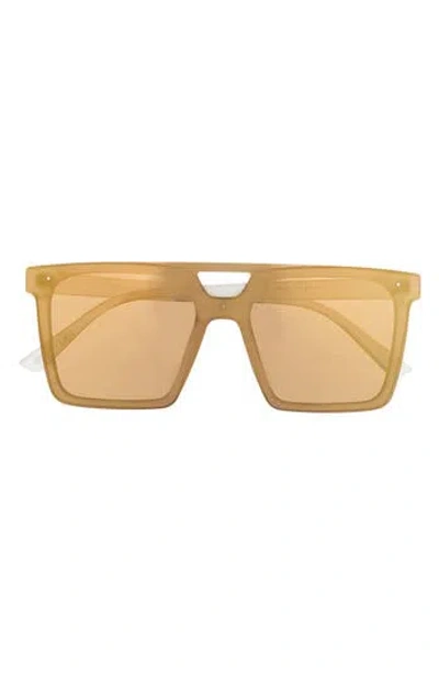 Vince Camuto 144mm Gradient Shield Sunglasses In Gold