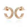 Vince Camuto 14k Goldtone Crystal Huggie Hoop Earring In Gold