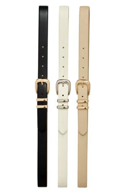 Vince Camuto 3-for-1 Assorted Belts In Multi