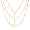 Vince Camuto 3 Piece Goldtone Chain Necklaces In Gold