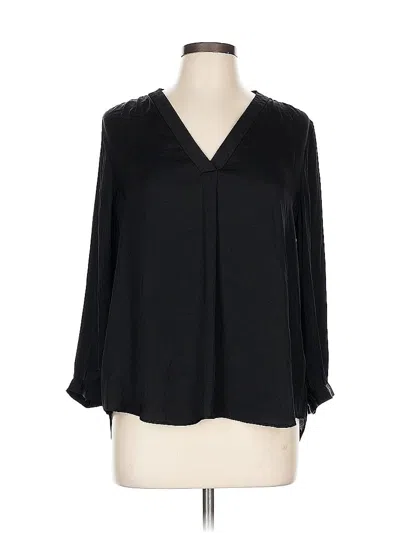 Pre-owned Vince Camuto 3/4 Sleeve Blouse In Black