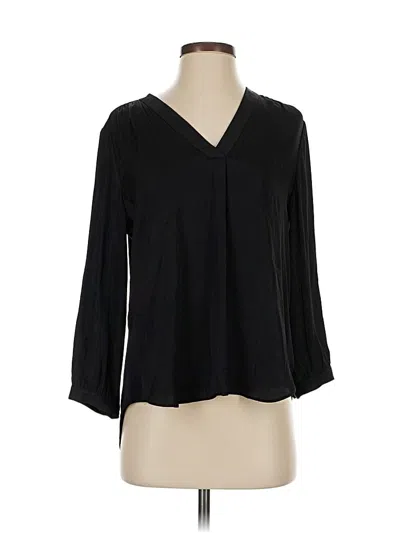 Pre-owned Vince Camuto 3/4 Sleeve Blouse In Black