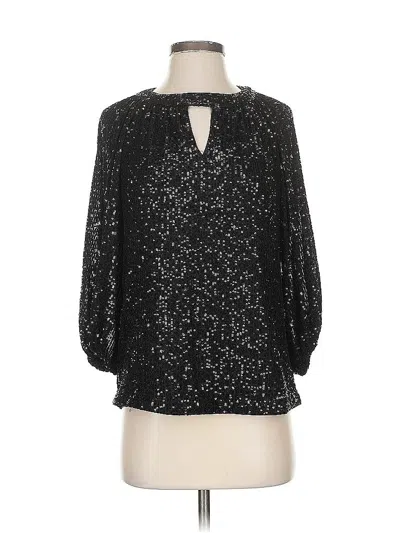 Pre-owned Vince Camuto 3/4 Sleeve Blouse In Black