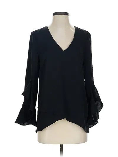 Vince Camuto 3/4 Sleeve Blouse In Black