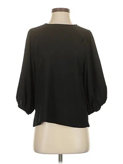 Pre-owned Vince Camuto 3/4 Sleeve Blouse In Black