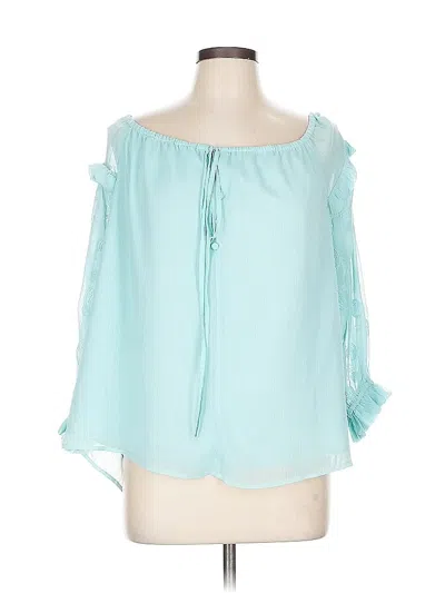 Vince Camuto 3/4 Sleeve Blouse In Blue