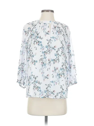 Pre-owned Vince Camuto 3/4 Sleeve Blouse In Blue