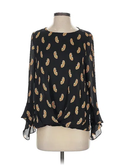 Pre-owned Vince Camuto 3/4 Sleeve Blouse In Gold