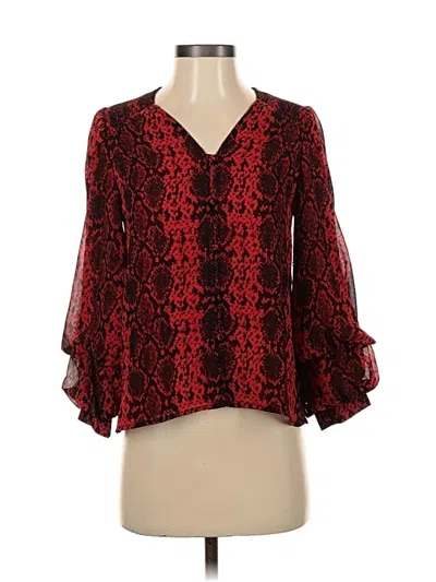 Vince Camuto 3/4 Sleeve Blouse In Red