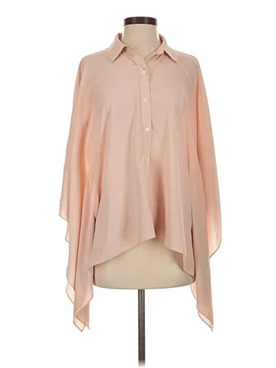 Pre-owned Vince Camuto 3/4 Sleeve Blouse In Tan