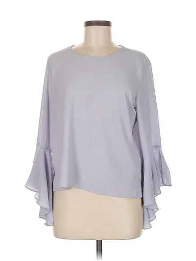 Pre-owned Vince Camuto 3/4 Sleeve T-shirt In Gray