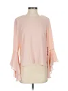 Vince Camuto 3/4 Sleeve T-shirt In Pink