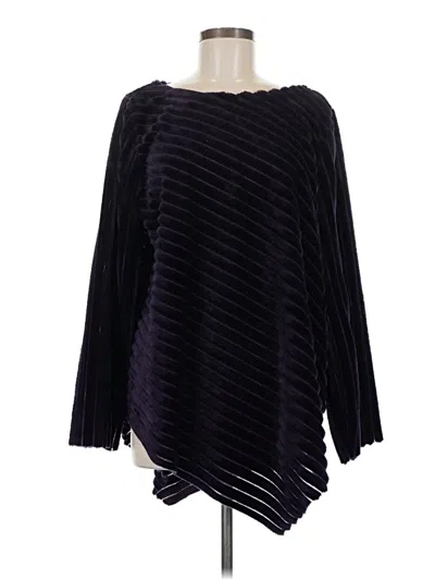 Pre-owned Vince Camuto 3/4 Sleeve T-shirt In Black