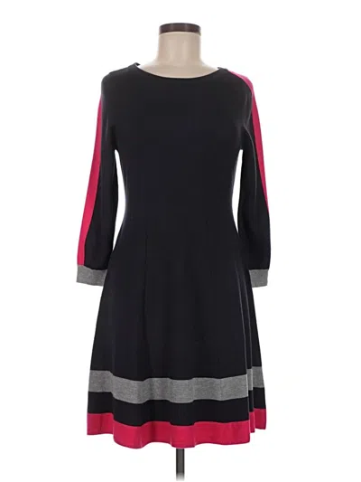 Pre-owned Vince Camuto 3/4 Sleeve T-shirt In Black