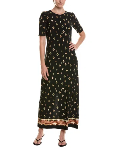Vince Camuto 3/4-sleeve Maxi Dress In Black