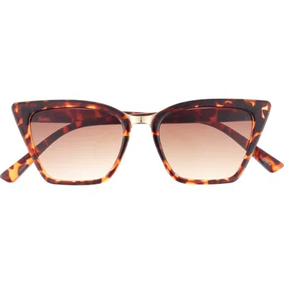 Vince Camuto 50mm Cat Eye Sunglasses In Brown