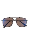 Vince Camuto 54mm Navigator Sunglasses In Black/blue