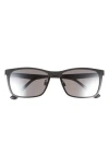 Vince Camuto 54mm Rectangular Sunglasses In Black