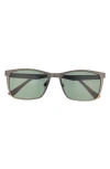 Vince Camuto 54mm Rectangular Sunglasses In Brown