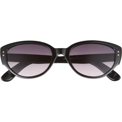 Vince Camuto 55mm Cat Eye Sunglasses In Black