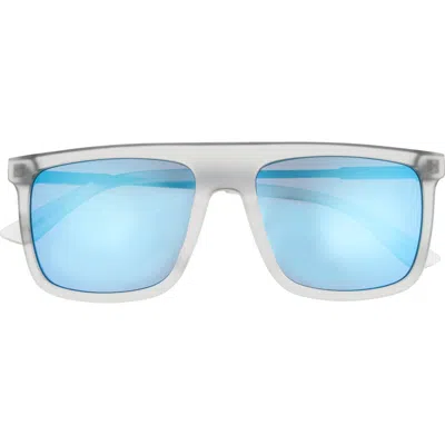 Vince Camuto 55mm Flat Top Square Sunglasses In Gray