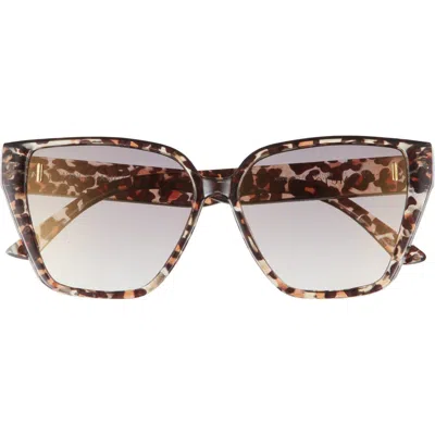 Vince Camuto 56mm Cat Eye Sunglasses In Leopard
