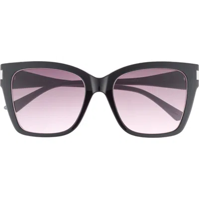 Vince Camuto 56mm Gradient Square Sunglasses In White