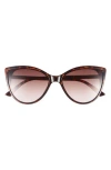 Vince Camuto 58mm Cat Eye Sunglasses In Black
