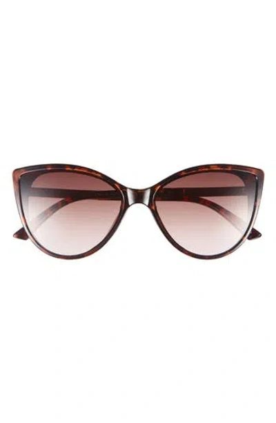 Vince Camuto 58mm Cat Eye Sunglasses In Brown