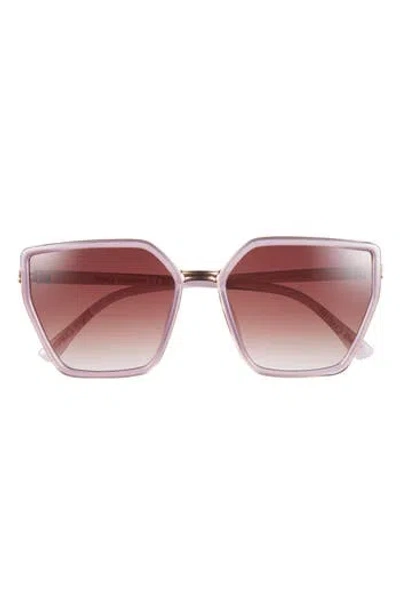 Vince Camuto 58mm Gradient Cat Eye Sunglasses In Pink