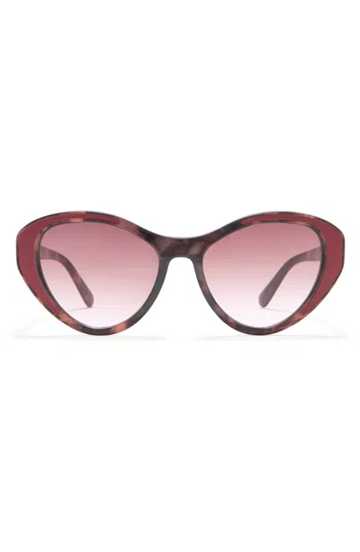 Vince Camuto 62mm Oval Sunglasses In Pink Tort