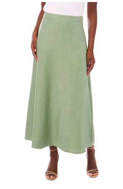 Vince Camuto A-line Maxi Skirt In Green