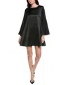 Vince Camuto A-line Mini Dress In Black