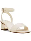VINCE CAMUTO ACAYLEE WOMENS LEATHER ANKLE STRAP HEELS