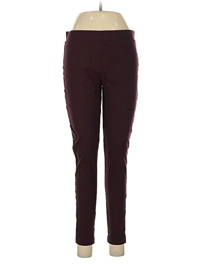Pre-owned Vince Camuto Active Pants In Burgundy
