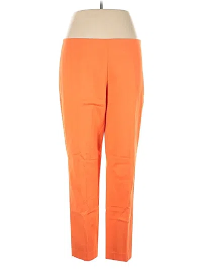 Pre-owned Vince Camuto Active Pants In Orange