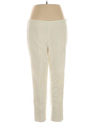 Pre-owned Vince Camuto Active Pants In White